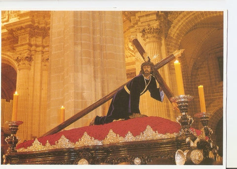 Postal 029953 : Ntro. P. Jesus de la Salud en sus Tres Caidas Semana Santa de Jerez