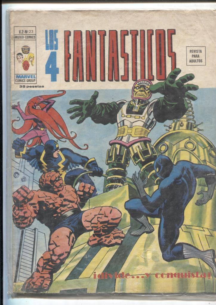 Vertice: Los 4 fantasticos volumen 2 numero 23: Divide y conquista