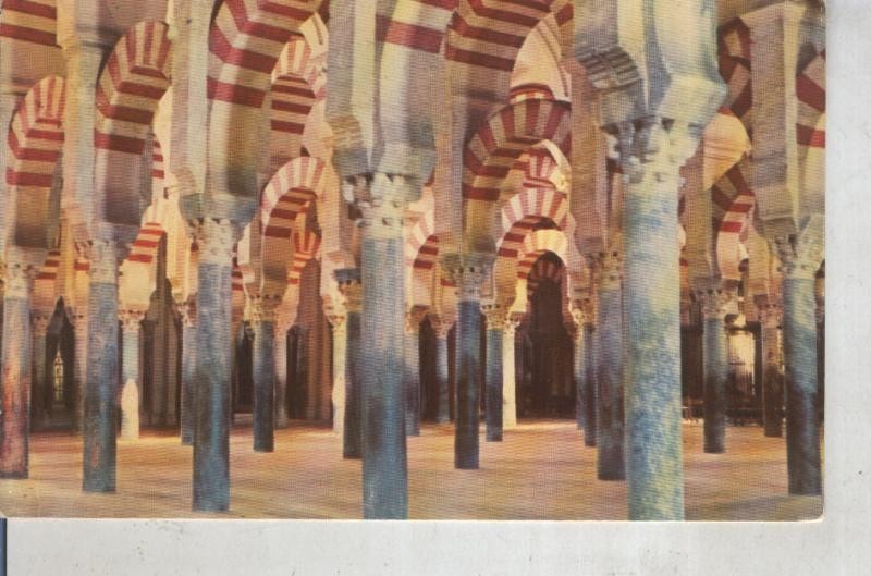 Postal 012008: Laberinto de columnas en la mezquita de Cordoba
