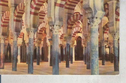 Postal 012008: Laberinto de columnas en la mezquita de Cordoba