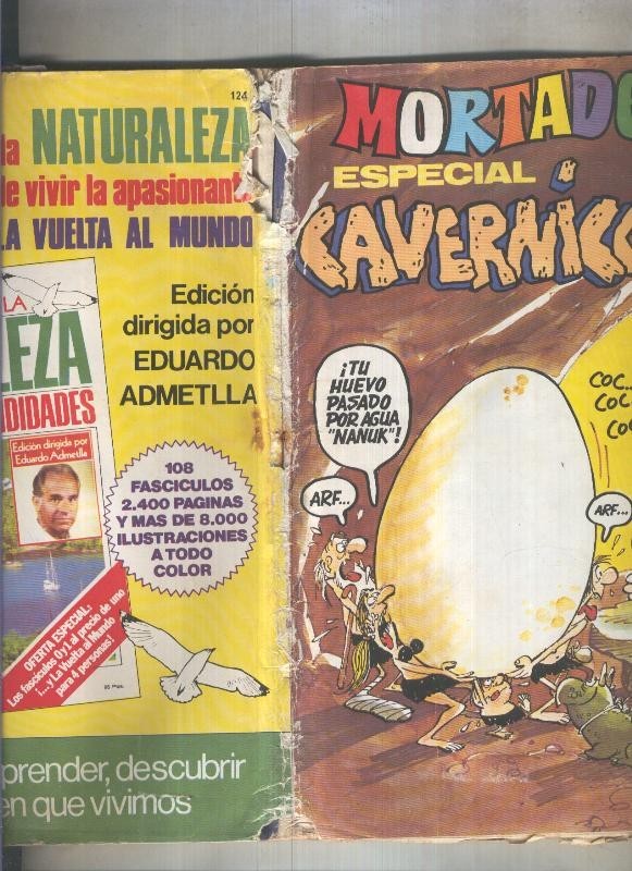 Mortadelo especial numero 124: Cavernicolas (numerado 3 en trasera)