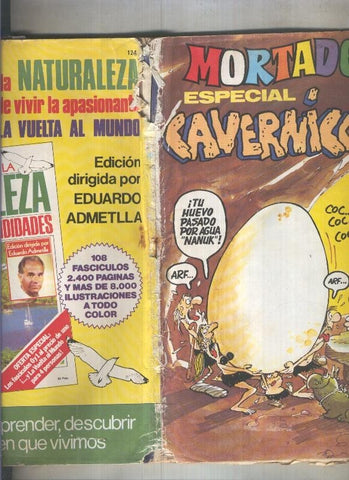 Mortadelo especial numero 124: Cavernicolas (numerado 3 en trasera)