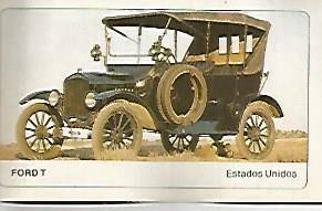 CROMO 350 ALBUM COCHES MOTOR 16: FORD T