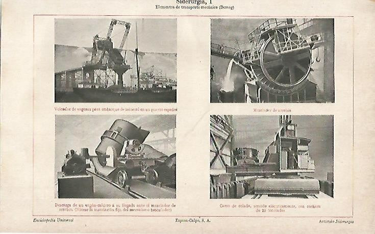 LAMINA ESPASA 743: Elementos de transporte mecanico