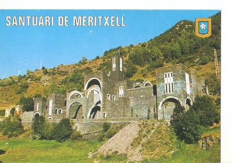 Postal 031001 : Valls dAndorra iglesia de Meritxell