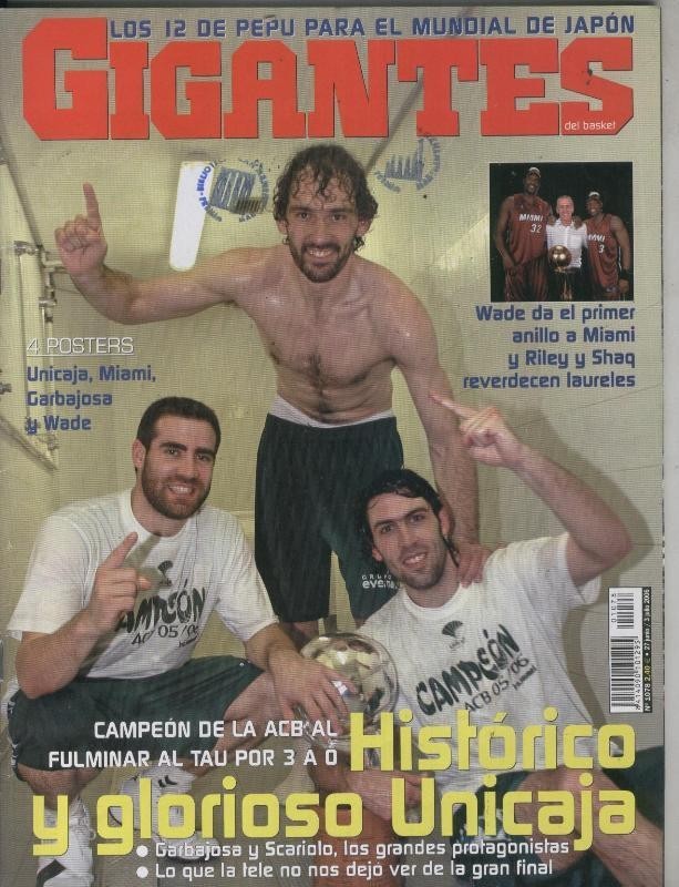 Gigantes del basket numero 1078: no conservan los posters