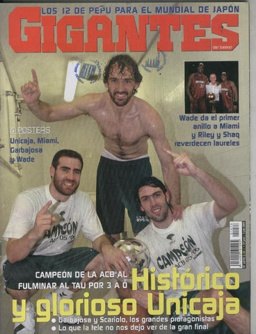 Gigantes del basket numero 1078: no conservan los posters