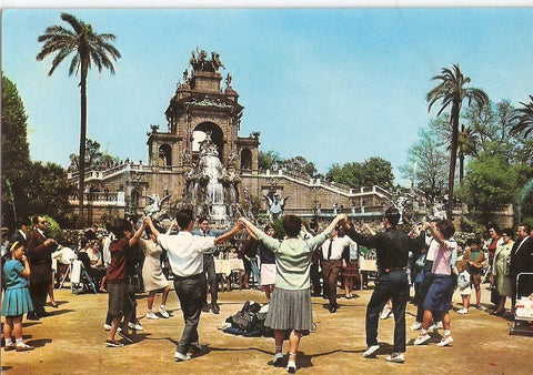 Postal 023366 : Parque de la Ciudadela y sardanes, Barcelona