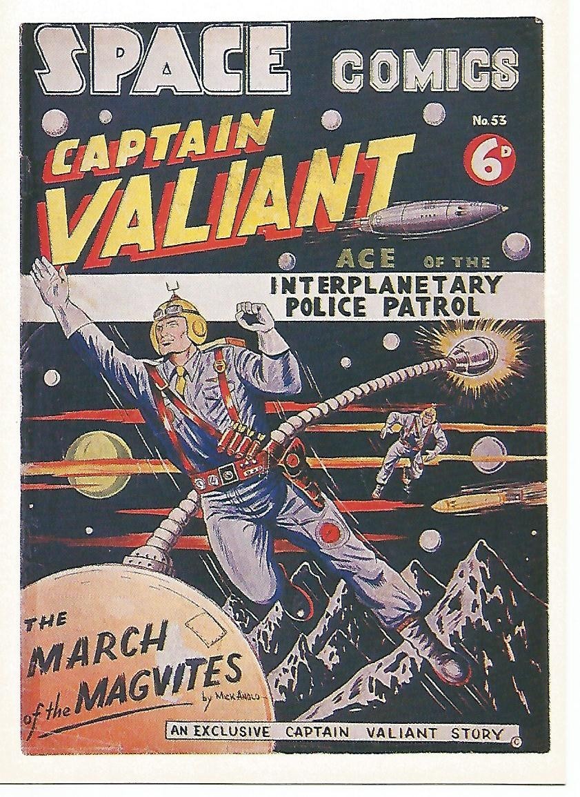 Postal 50725: CAPTAIN VALIANT - Mick Anglo