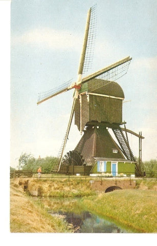 Postal 025764 : Hollandse molen Wiwatermolen polder