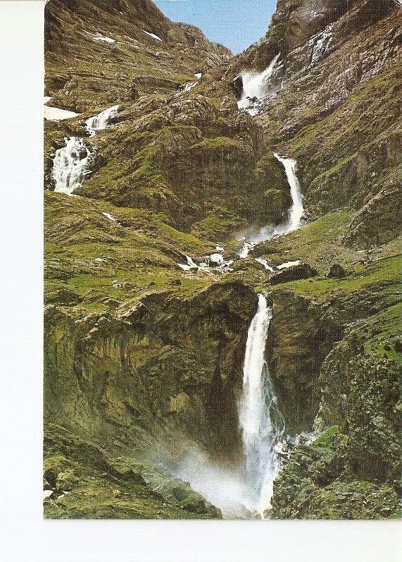 Postal 020847 : Cascada Monte Perdido, Bielsa-Valle de Pineta
