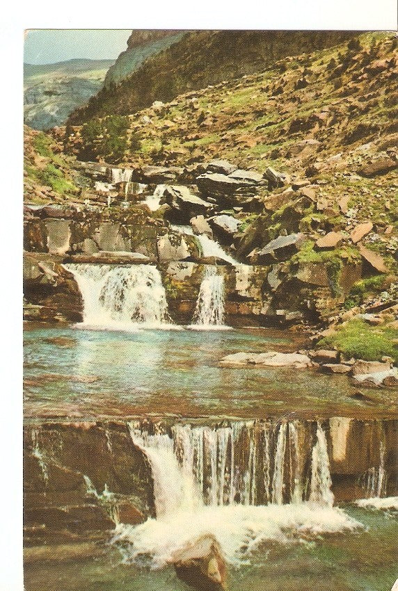 Postal 044824 : Pirineos Centrales.  Valle de Ordesa. Gradas de Soaso