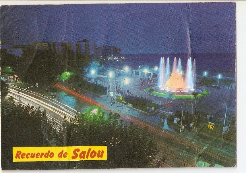 Postal 023730 : Fuente luminosa Salou Costa Dorada - Tarragona