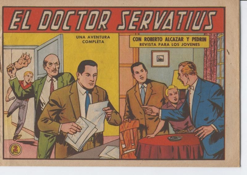 Roberto Alcazar y Pedrin original numero 0597: El doctor Servatius