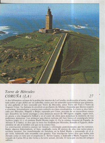 Laboratorio Emyfar S.L.: Imagen 027: Torre de Hercules en La Coruña