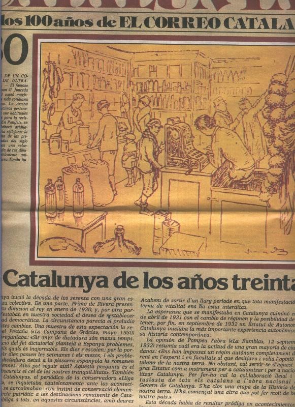 Un siglo de cataluña en los 100 años de El Correo Catalan, fasciculo numero 30