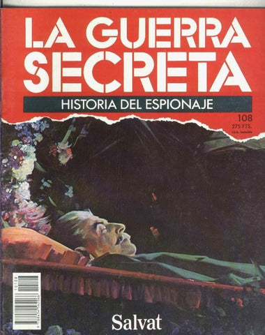 La Guerra Secreta: Historia del Espionaje numero 108, trasera propaganda de la obra