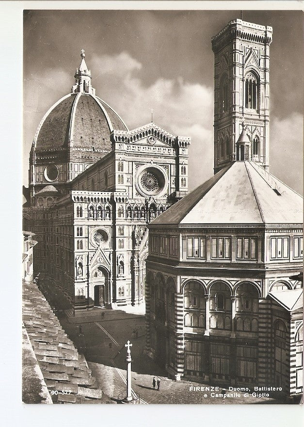Postal 036562 : Firenze. Cathedral Baptistery and Giottos Tower