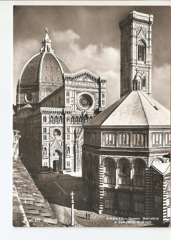 Postal 036562 : Firenze. Cathedral Baptistery and Giottos Tower