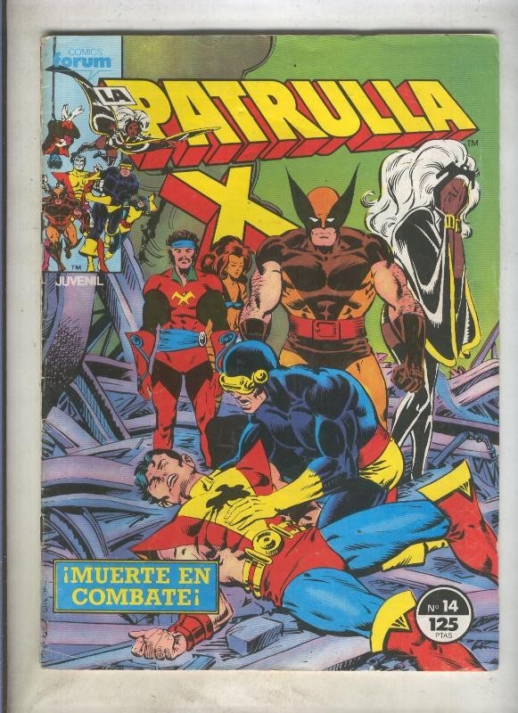 La Patrulla X volumen 1 numero 014: Primera sangre (numerado 5 en trasera)