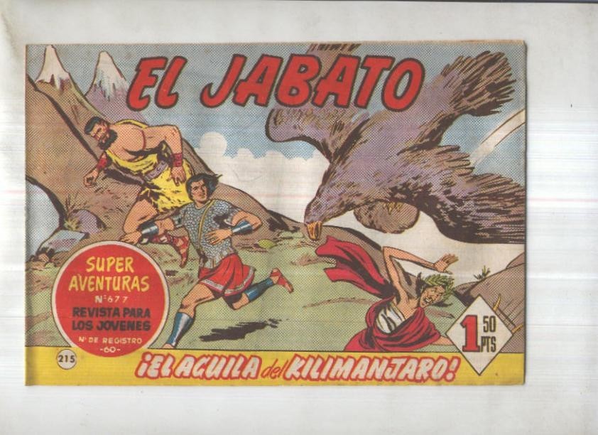 Bruguera: El Jabato numero 215: El aguila del Kilimanjaro