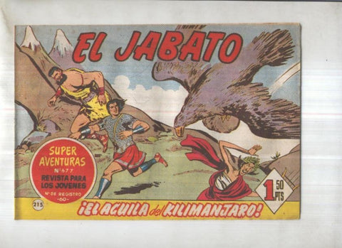 Bruguera: El Jabato numero 215: El aguila del Kilimanjaro