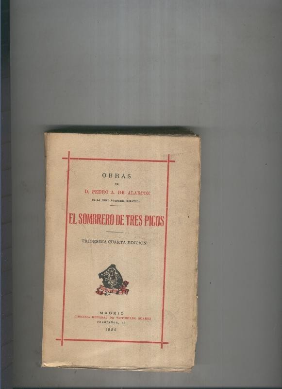 El sombrero de tres picos (trigesima cuarta edicion 1958)