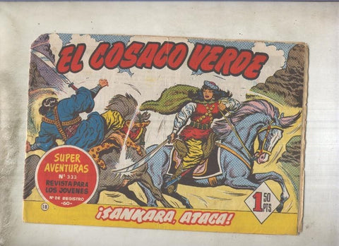 El Cosaco Verde original de Bruguera numero 018