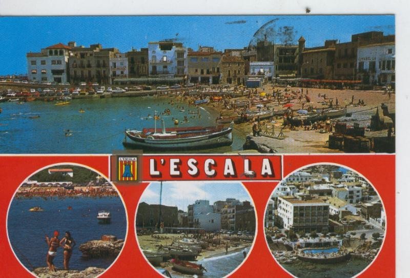 Postal 6752:  La Escala, Girona ,vistas varias