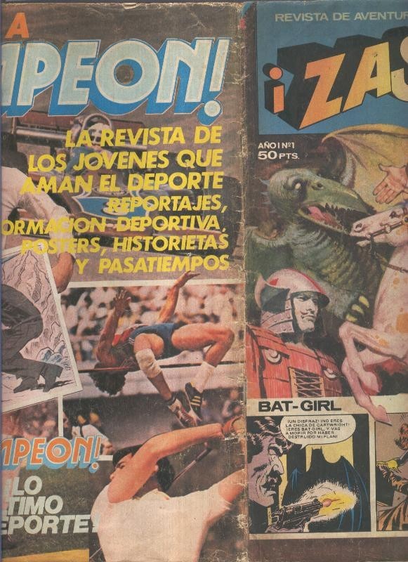 Zas revista numero 1 (numerado 1 en trasera, buen estado general)