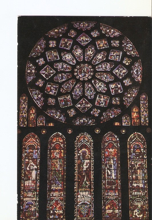 Postal 022110 : Rose Nord (XIII) Cathedrale de Chartres