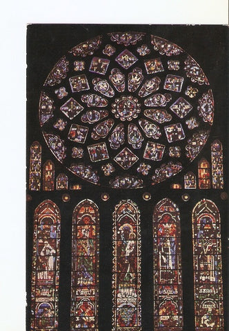 Postal 022110 : Rose Nord (XIII) Cathedrale de Chartres