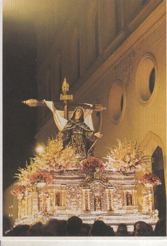 Postal 014939: Semana Santa de Malaga: Nuestra Señora de la Soledad (San Pablo)