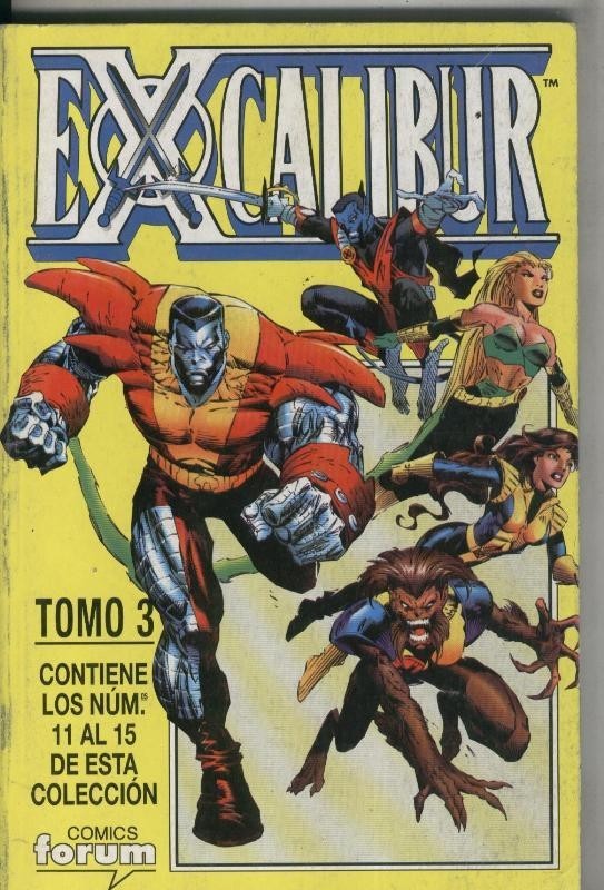 Excalibur volumen 2 retapado con los numeros 11 al 15