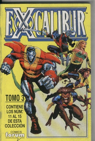 Excalibur volumen 2 retapado con los numeros 11 al 15