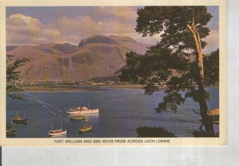 Postal 015835: Fort Williamd and ben nevis from across loch linnhe