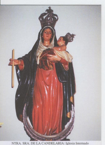 Postal 015576: Virgen Nuestra Señora de la Candelaria (Lujan Perez)