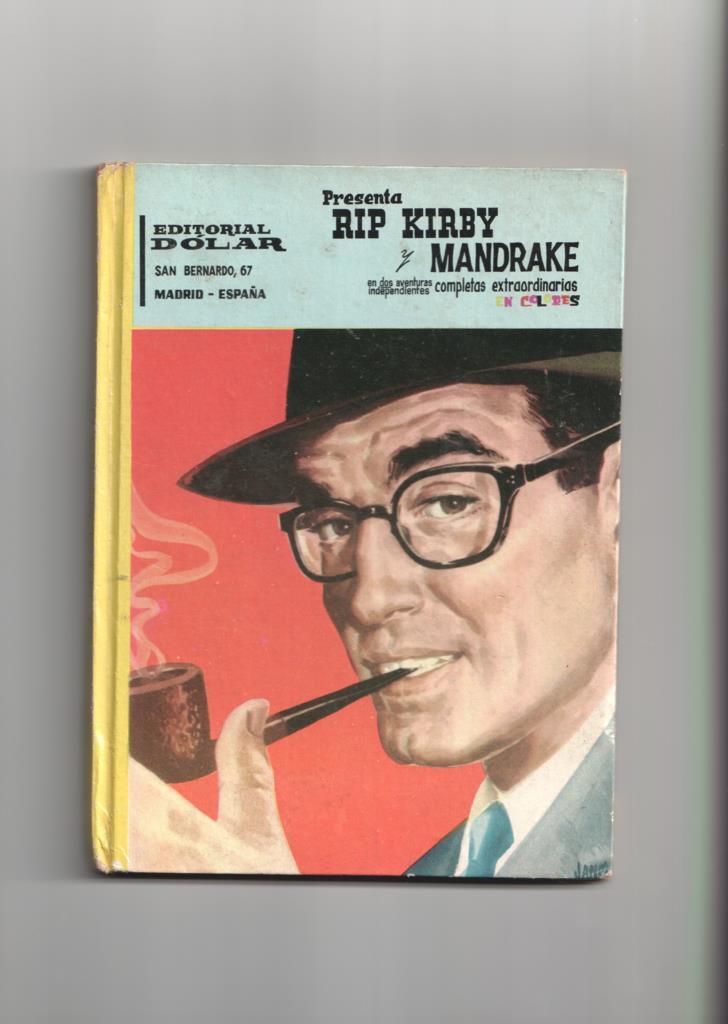 Rip Kirby y Mandrake: tomo color (numerado 1 en interior)