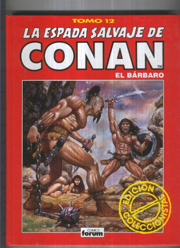 La Espada Salvaje de Conan edicion coleccionista tomo rojo numero 12 (golpe lomo)