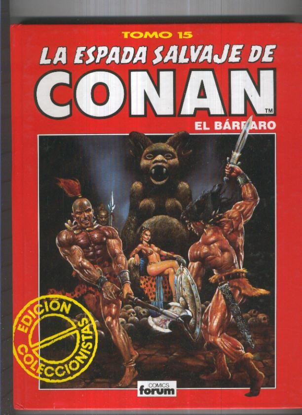 La Espada Salvaje de Conan edicion coleccionista tomo rojo numero 15 (lomo con golpe)