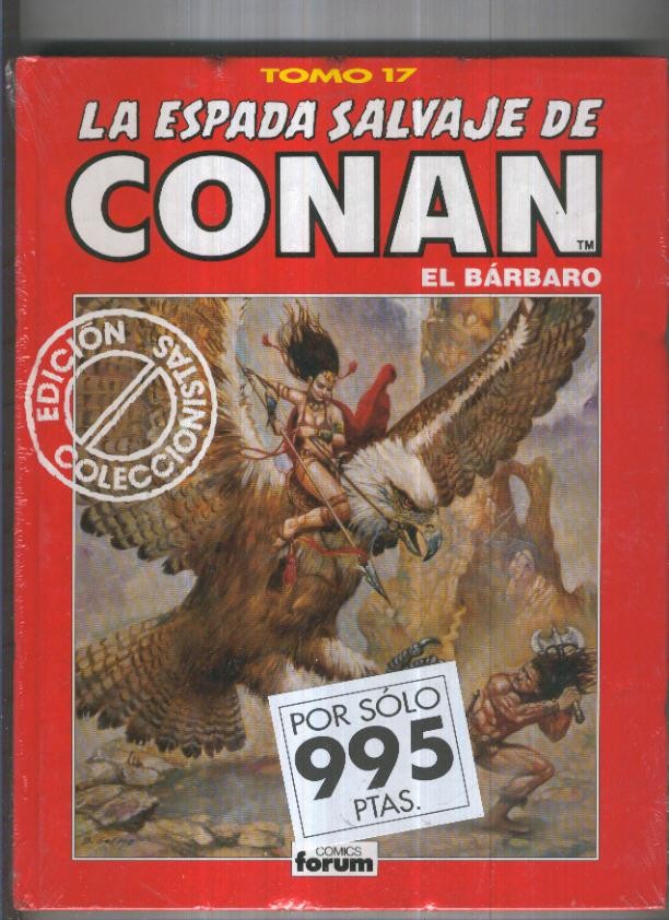La Espada Salvaje de Conan edicion coleccionista tomo rojo numero 17 