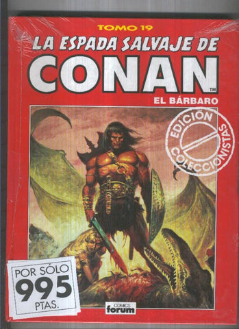 La Espada Salvaje de Conan edicion coleccionista tomo rojo numero 19