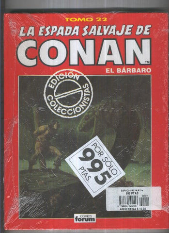 La Espada Salvaje de Conan edicion coleccionista tomo rojo numero 22