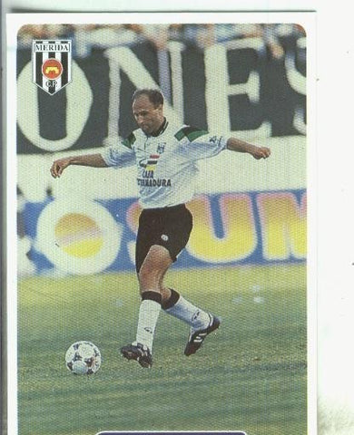 Cromos: Las fichas de la liga 95/96-Merida: Luis Sierra