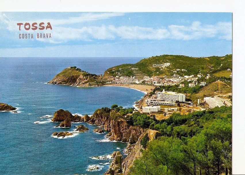 Postal 028159 : Tossa (Costa Brava) - El azul mediterraneo de sus aguas