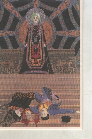Tarjeta propaganda de Turandot de Nazario