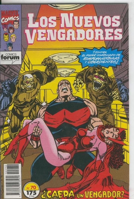 Los Nuevos Vengadores numero 70: Caera un vengador