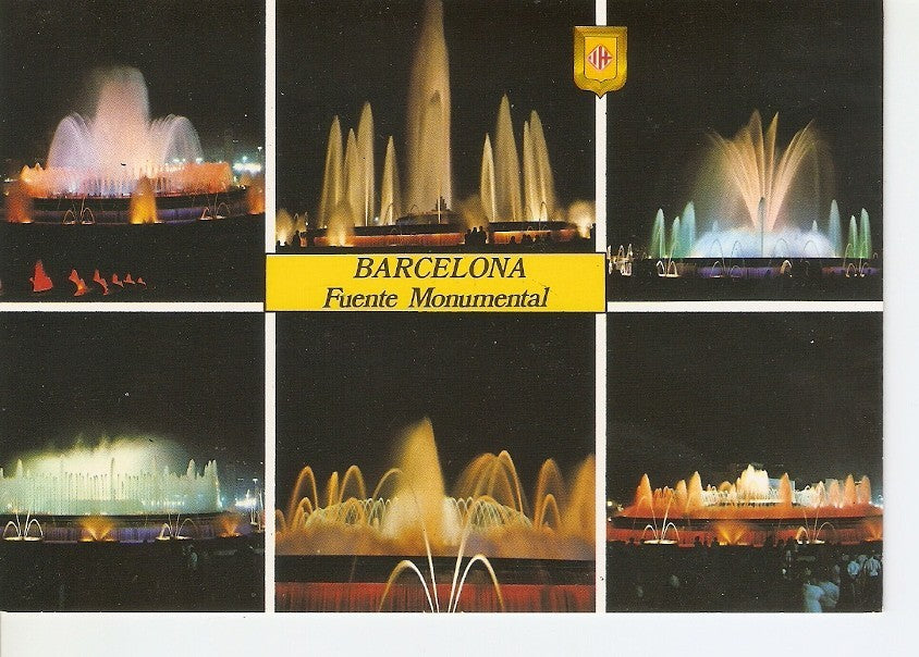 Postal 024891 : Font Monumental de Monjuic. Barcelona