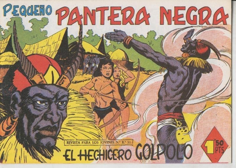 Pequeño Pantera Negra, facsimil numero 143: El hechicero Golpolo