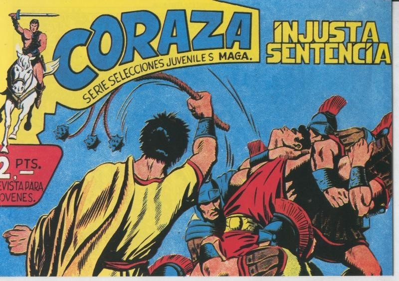 Coraza coleccion facsimil numero 30: Injusta sentencia